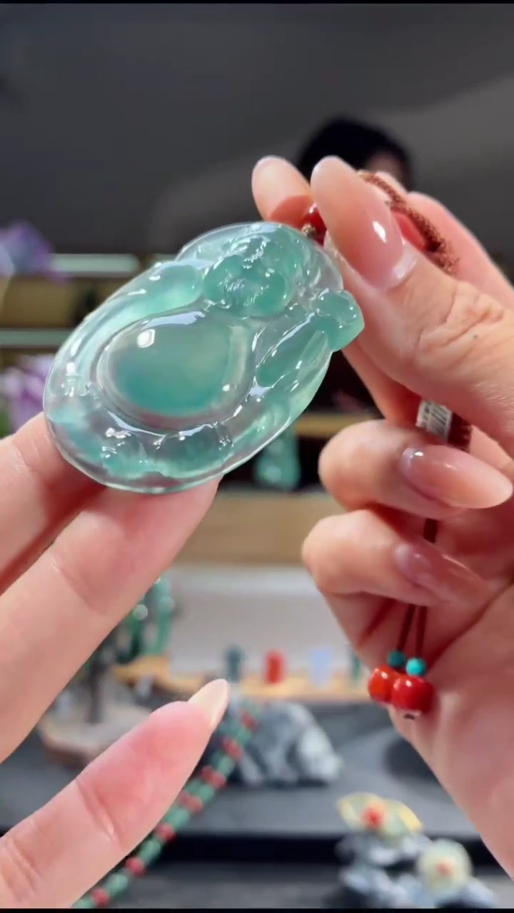 吊坠(不含链)未镶嵌翡翠财神