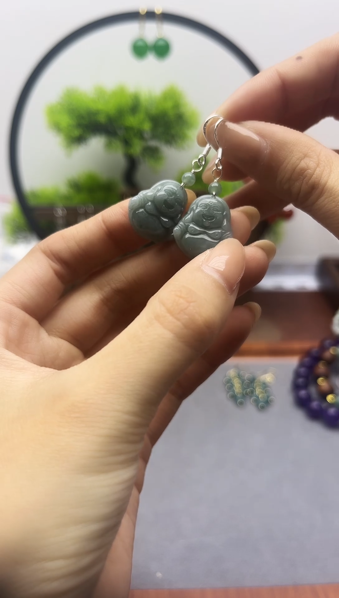 未镶嵌翡翠耳饰822000