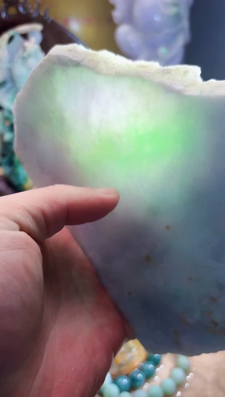 未镶嵌挂件翡翠A货张麦9618