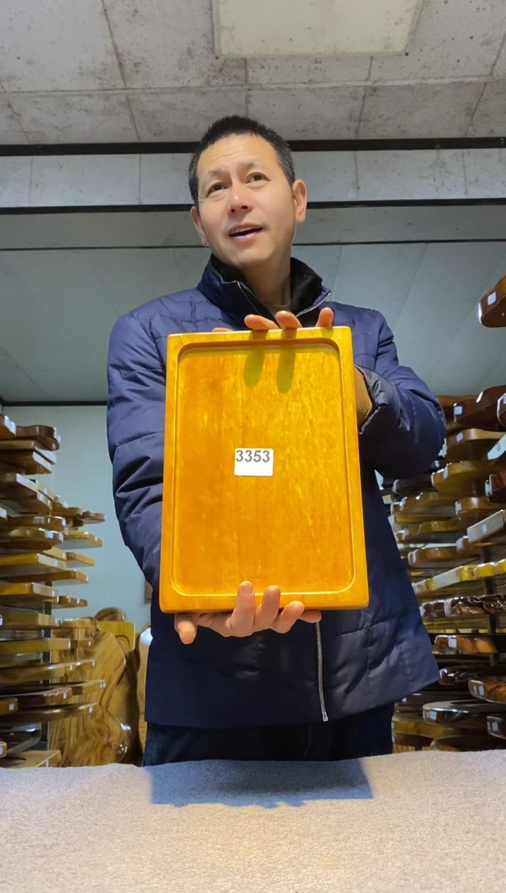 实木原木茶盘 一物一拍(不含配件）