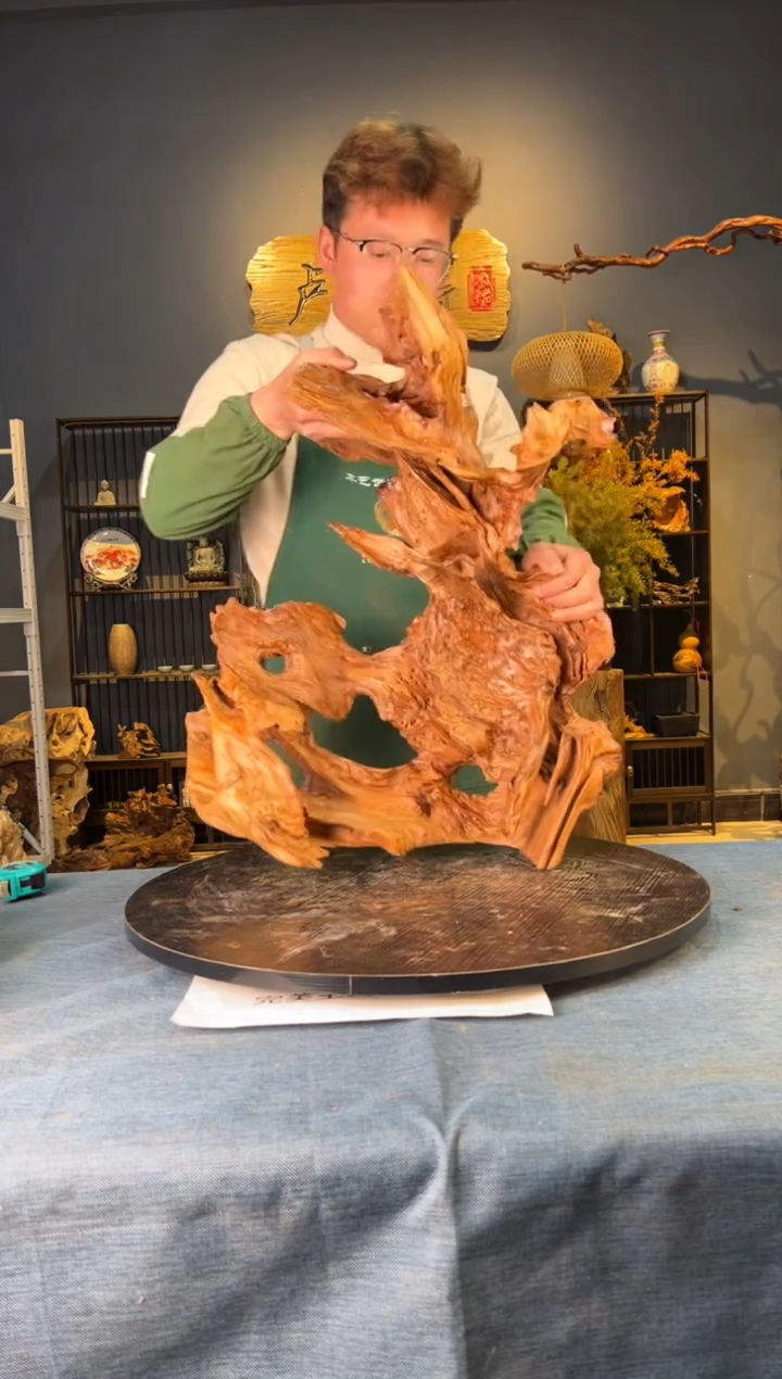 【闪购商品】木卢师傅根艺作品(不包含人物摆件）