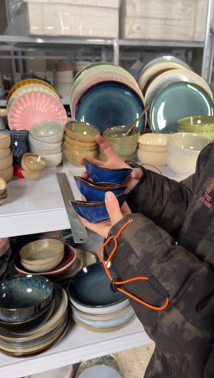 陶瓷外贸尾货瑕疵满20包邮X3碟子