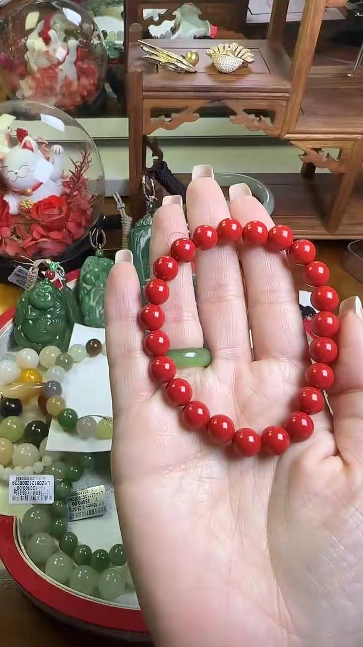 含辰砂工艺品朱砂手串