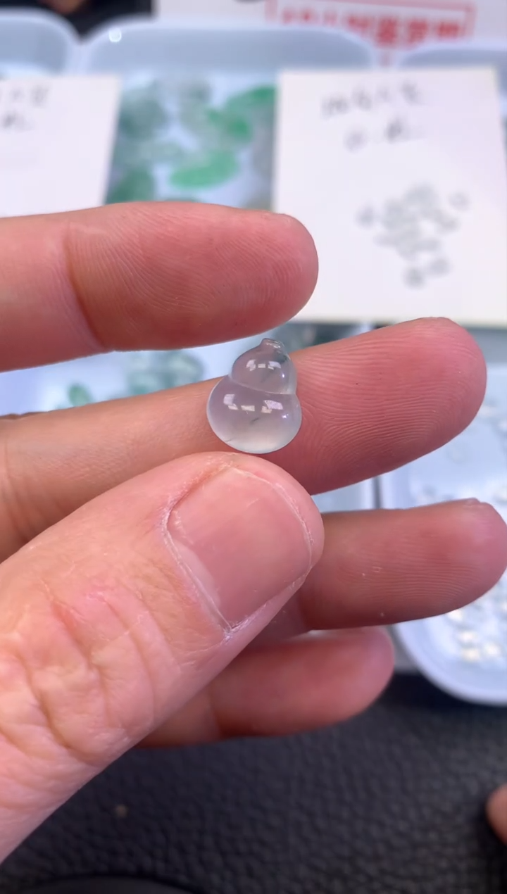 【闪购商品】定制翡翠未镶嵌葫芦12-10-5.1