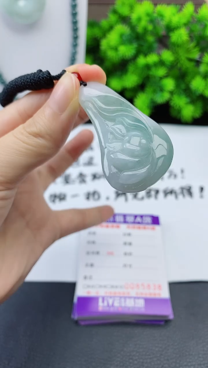 翡翠未镶嵌颈饰 