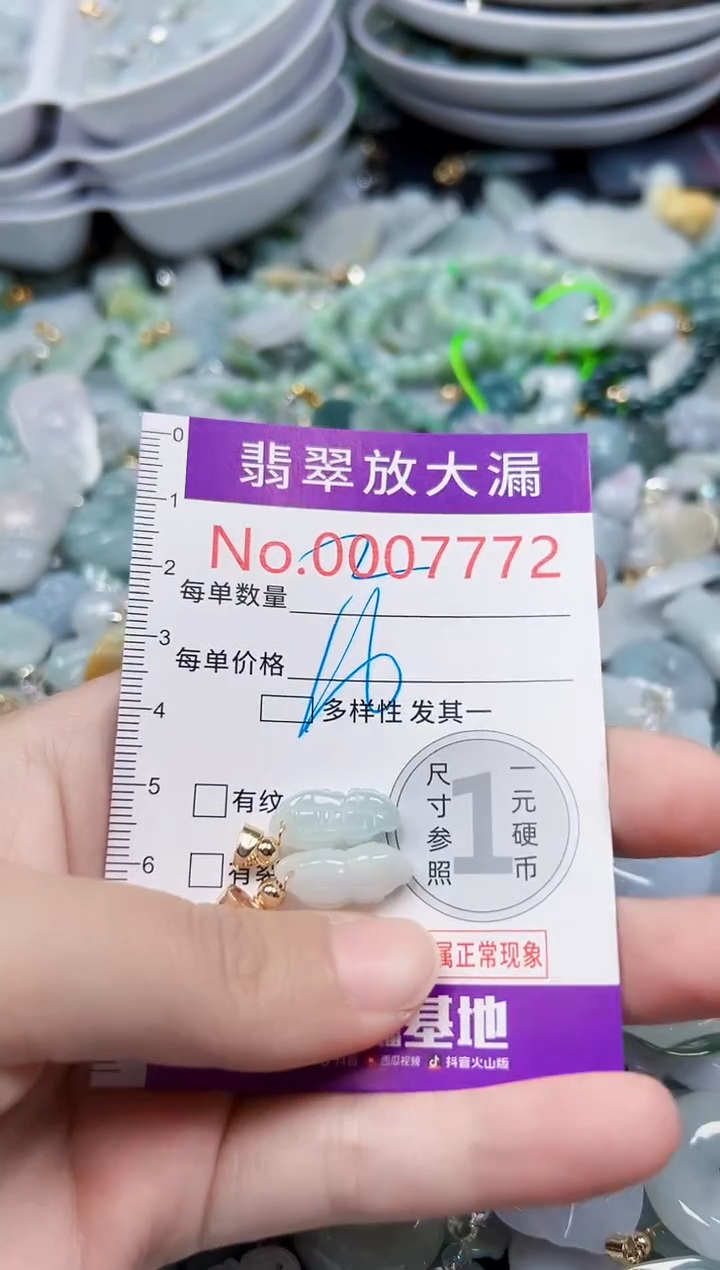 颈饰未镶嵌翡翠7772