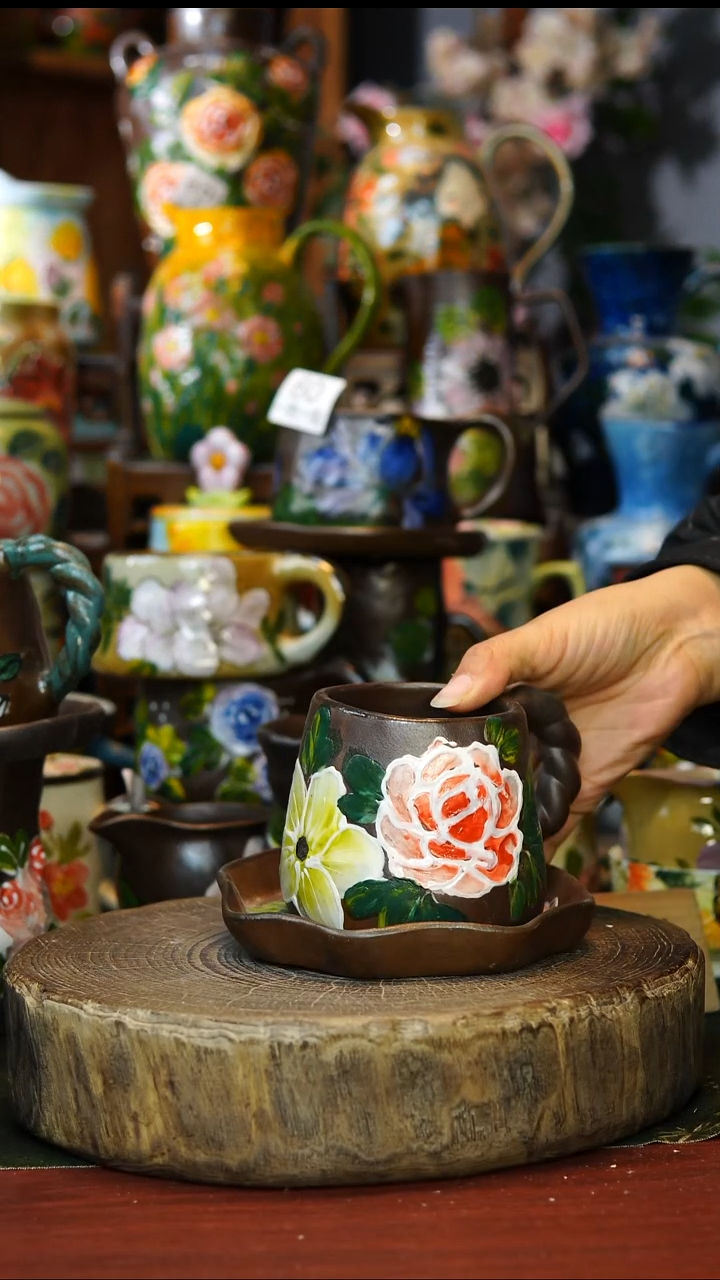 陶瓷88景德镇手工手绘釉下彩