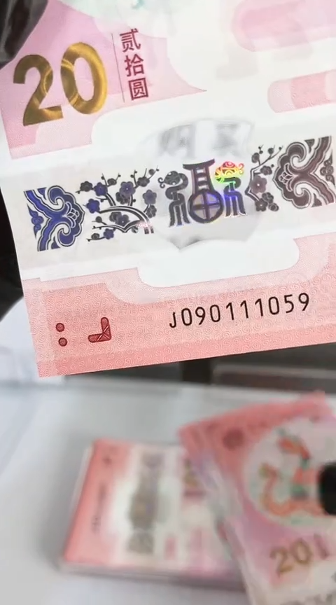 【闪购商品】塑料蛇钞单张号码090111059