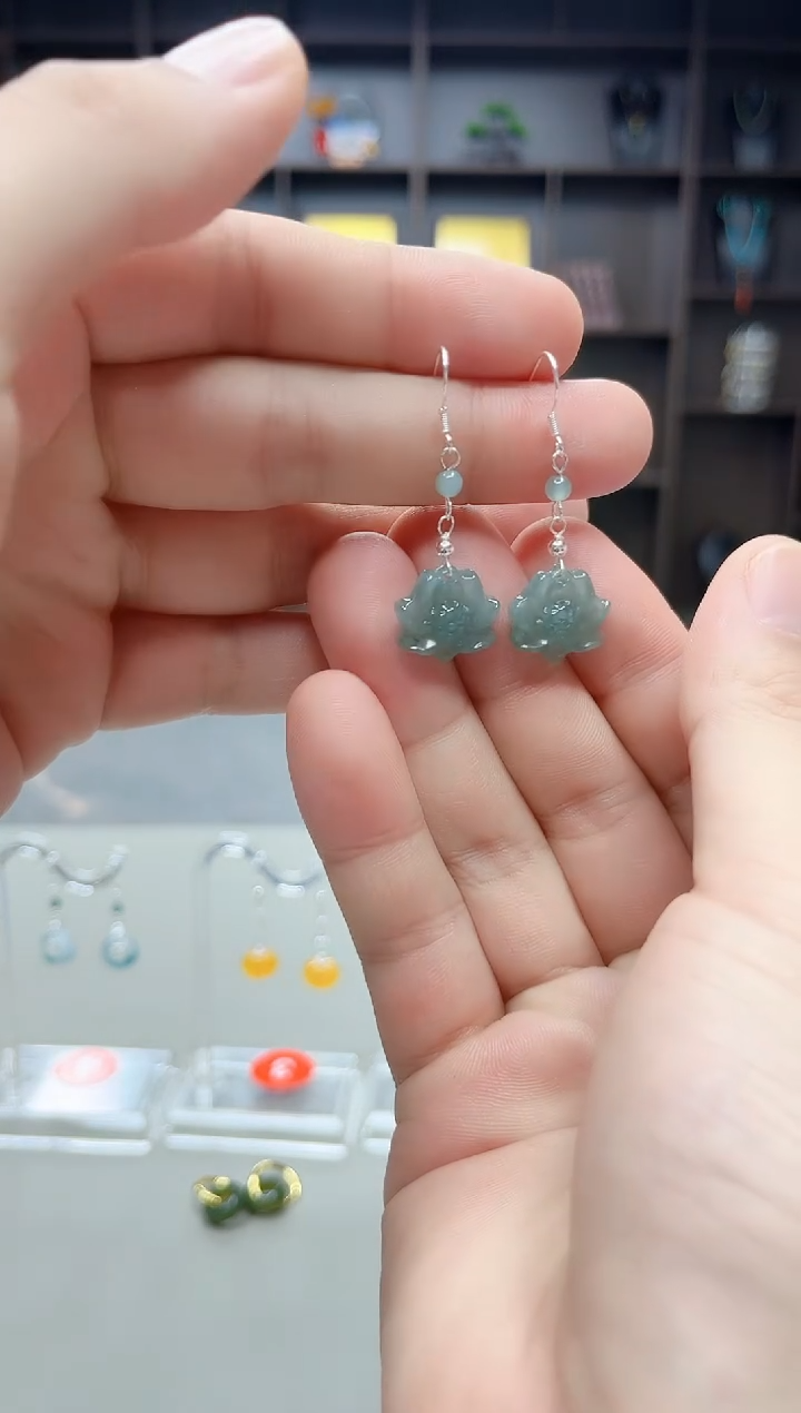 未镶嵌翡翠耳饰X06