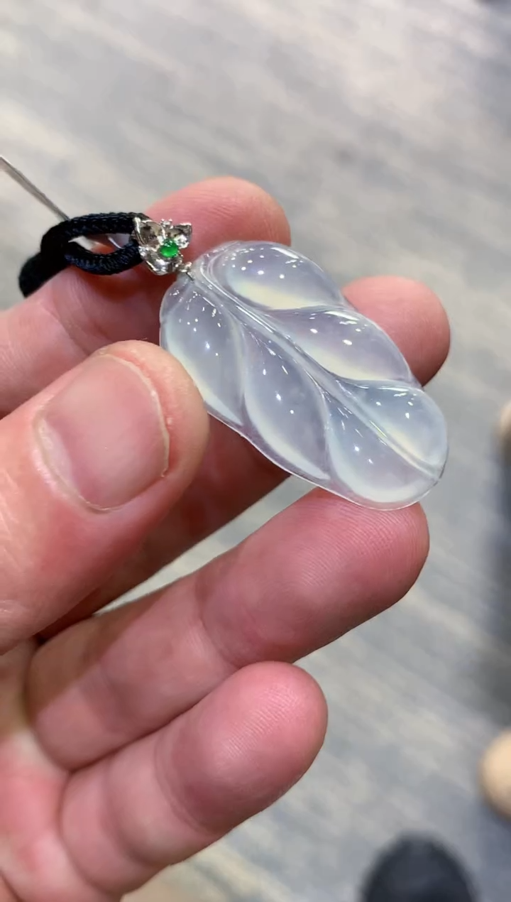 颈饰未镶嵌翡翠天然A货翡翠