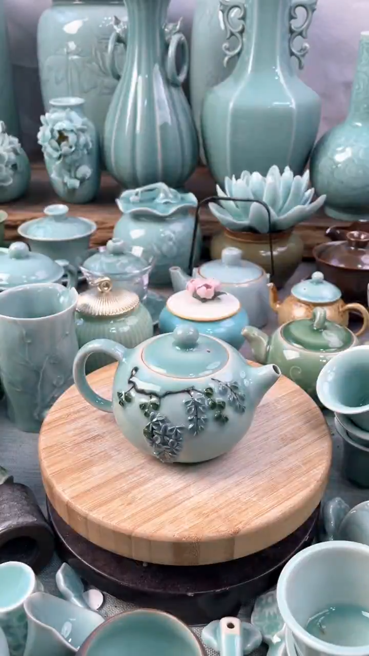 【闪购商品】手工捏花 福利款 慧仙青瓷 瓷器