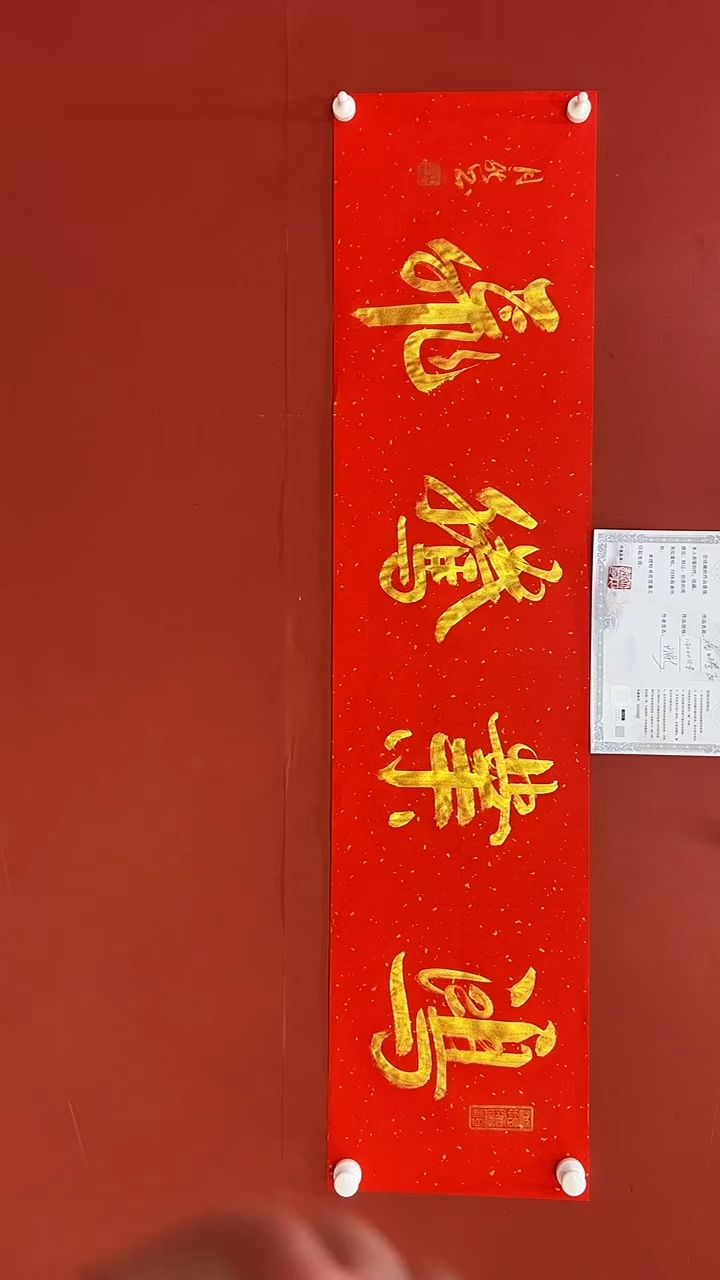 书法鸿业腾飞-王月新书法作品