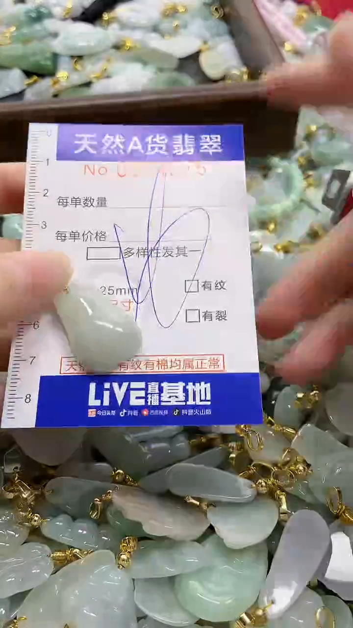 颈饰未镶嵌翡翠天然A货翡翠