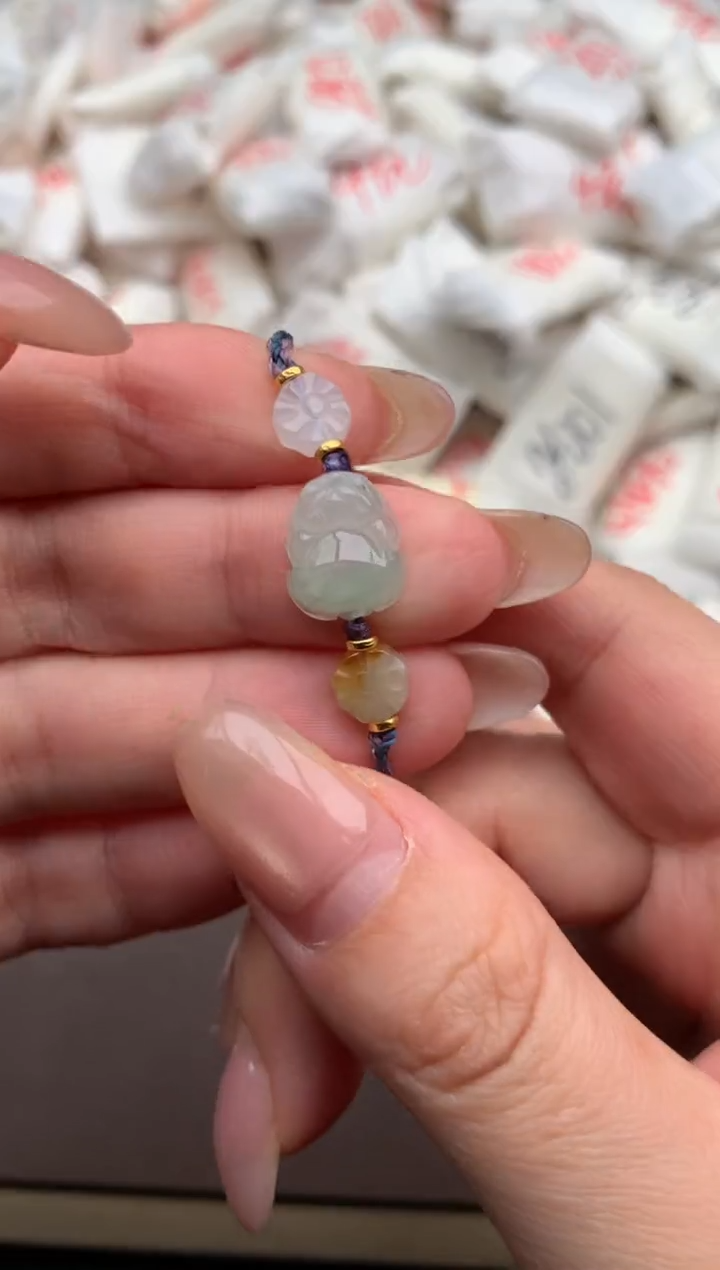 【闪购商品】翡翠手绳未镶嵌一