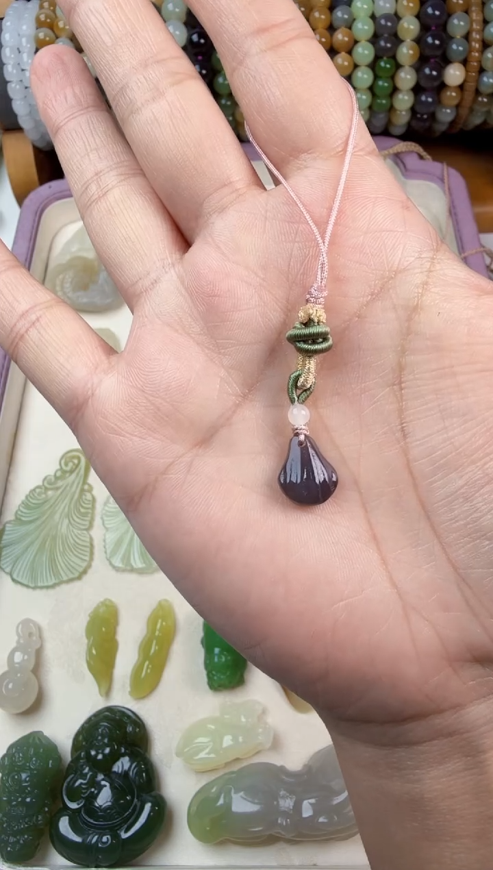 颈饰未镶嵌和田玉手机挂