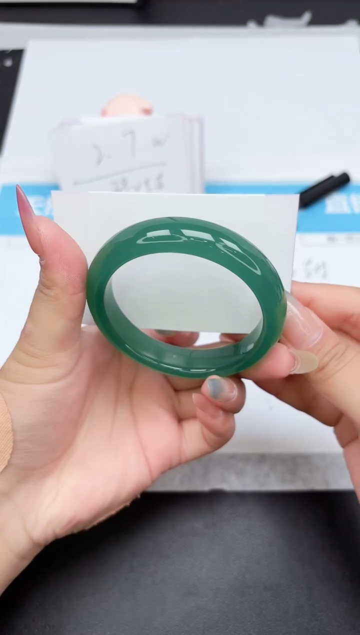 石英质玉手镯未镶嵌356-56.5