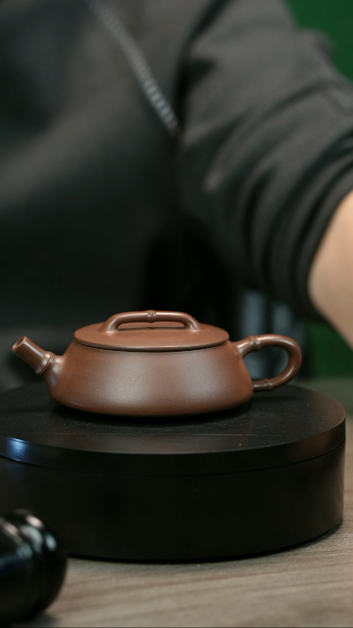 茶壶紫砂陈*H1458赵信军竹节瓢