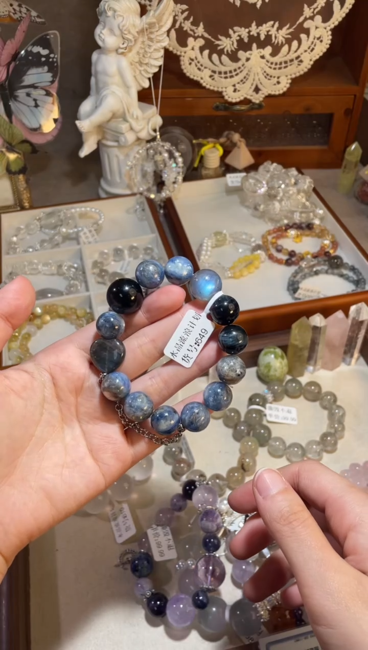 水晶手串未镶嵌469多样性发货