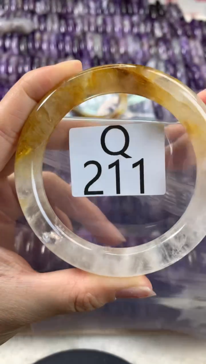 【闪购商品】水晶水晶手镯Q未镶嵌211-61