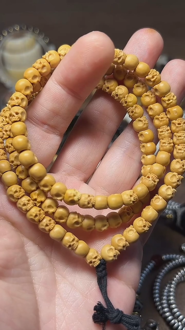 手串柏香籽/百香籽小**丁半鄂骷髅长串110颗