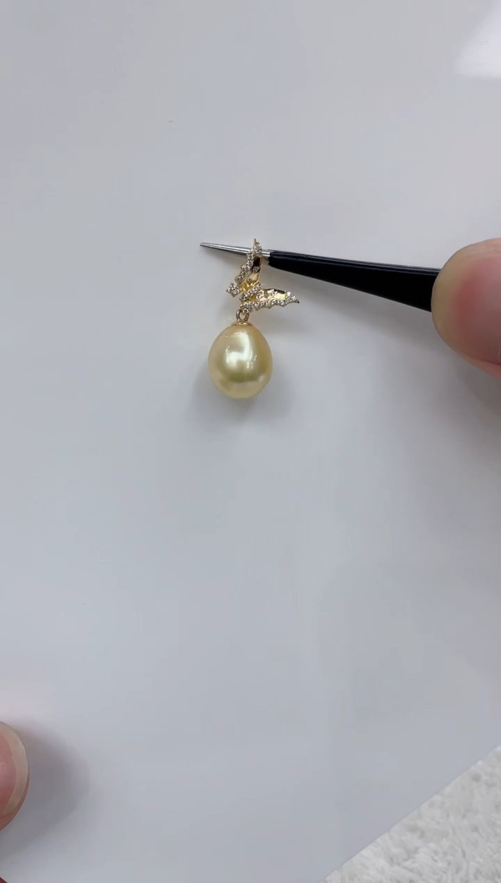 【闪购商品】海水珍珠颈饰银S925镶嵌海水珍珠吊坠