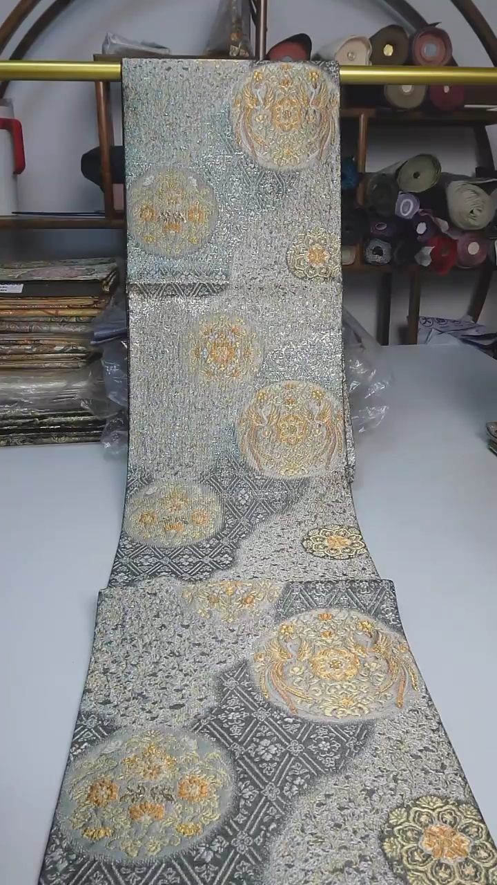 【闪购商品】织绣18西阵织六通宝相花