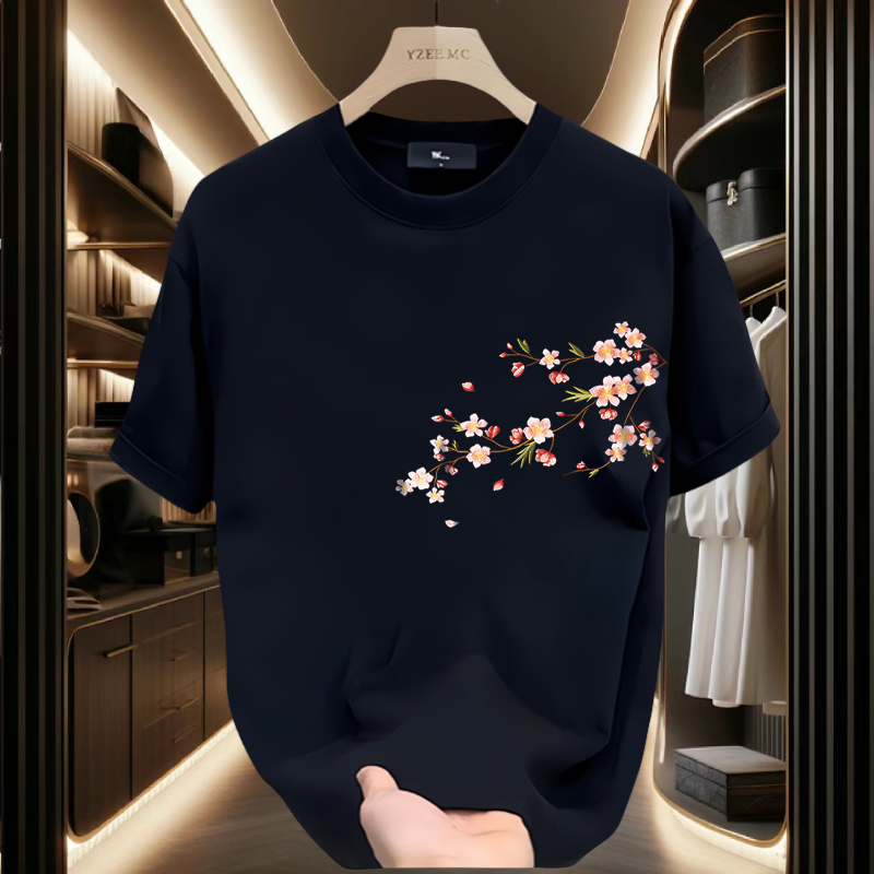 重磅240克短袖美式夏季新款半袖百搭休闲修身体恤潮流高档帅气打