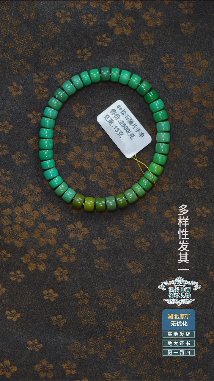 未镶嵌绿松石珠宝奇石A008