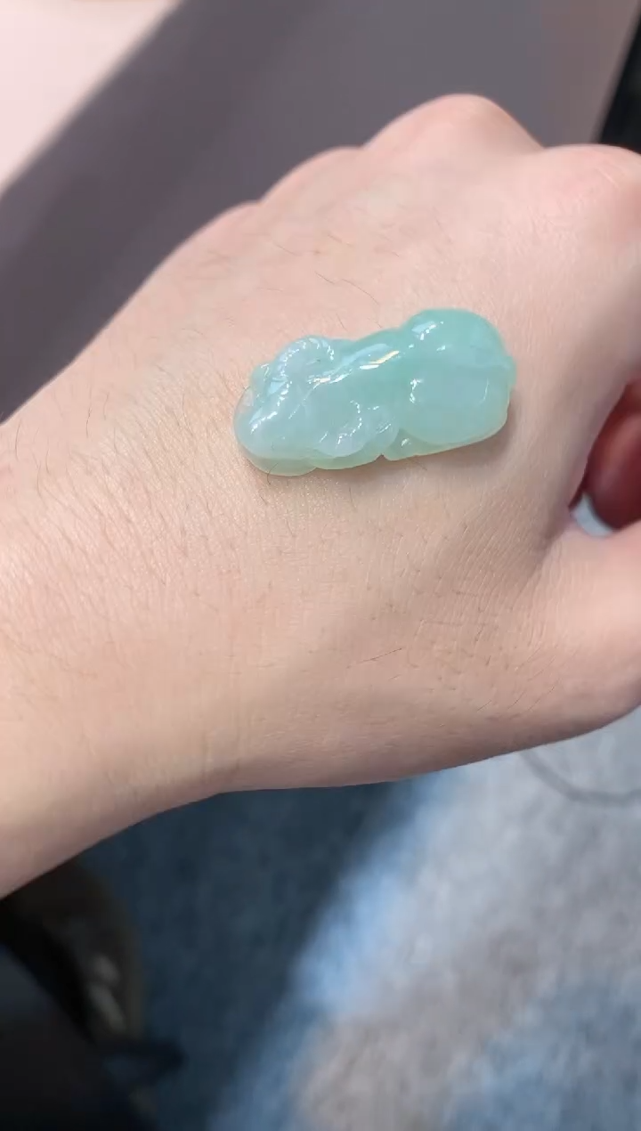 【闪购商品】翡翠颈饰未镶嵌天然A货翡翠一件