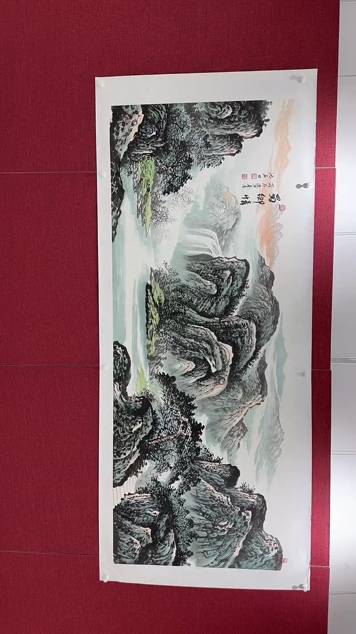 国画昙**现沈石田绘画20pc山水