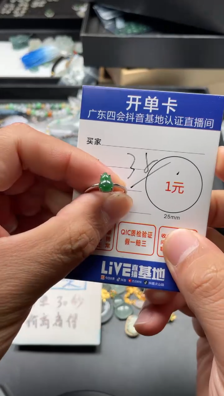 颈饰未镶嵌翡翠挂件