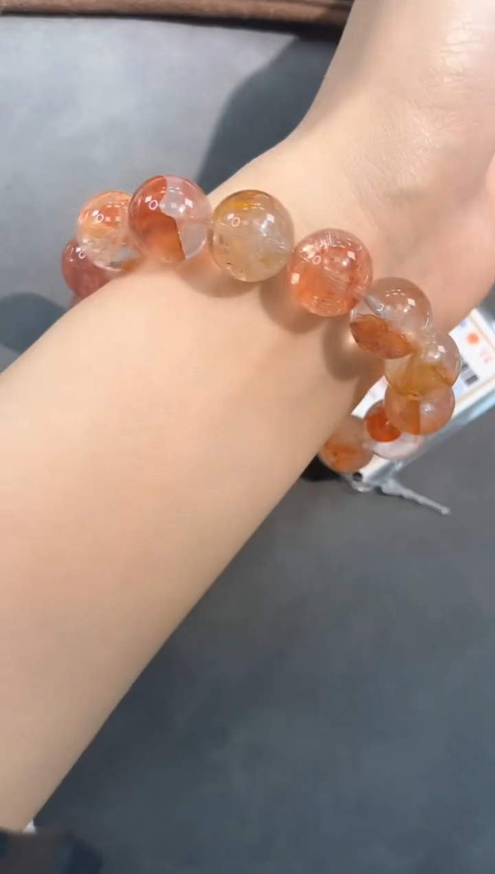 【闪购商品】水晶手链未镶嵌75号锦鲤胶花单圈14.5mm
