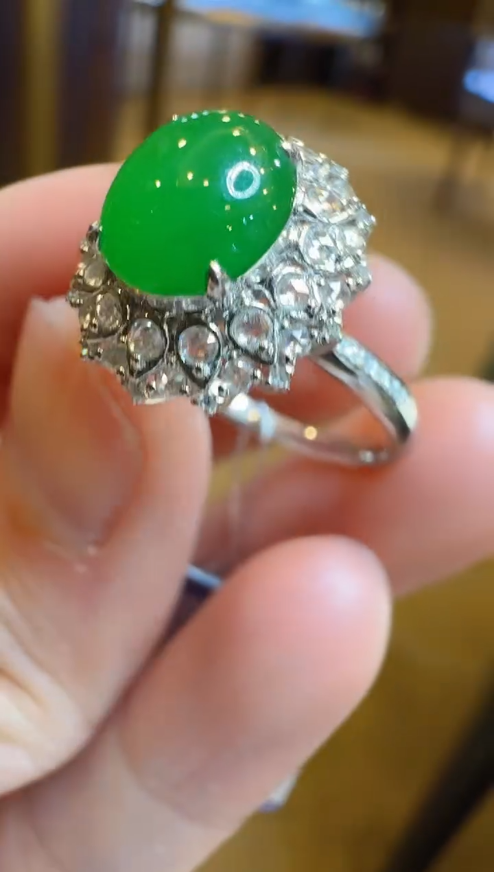 【闪购商品】翡翠戒指18K金镶嵌多样性团购发一件