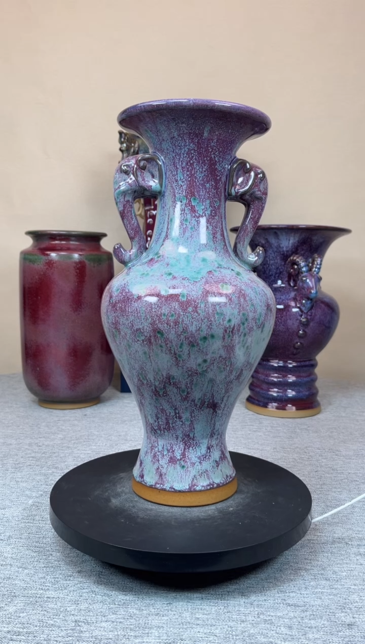 摆件陶神垕钧瓷收藏工艺品