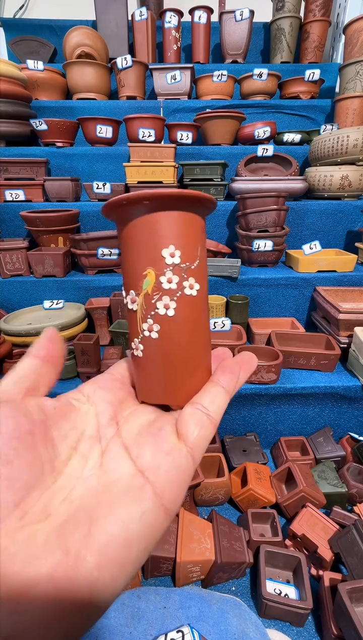 【闪购商品】紫砂紫砂花盆5*11