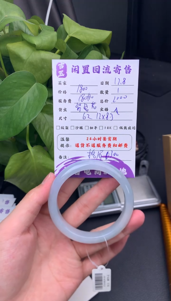 未镶嵌手镯翡翠手镯