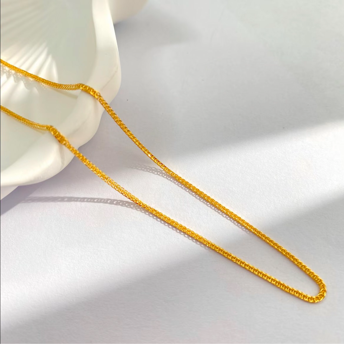 项链 黄色 经典45cm黄色肖邦链 A67