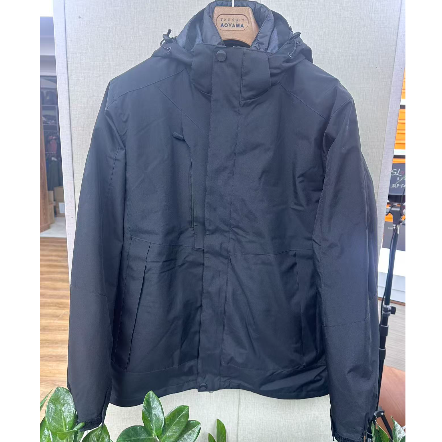 【特伦布朗】户外黑色羽绒冲锋衣