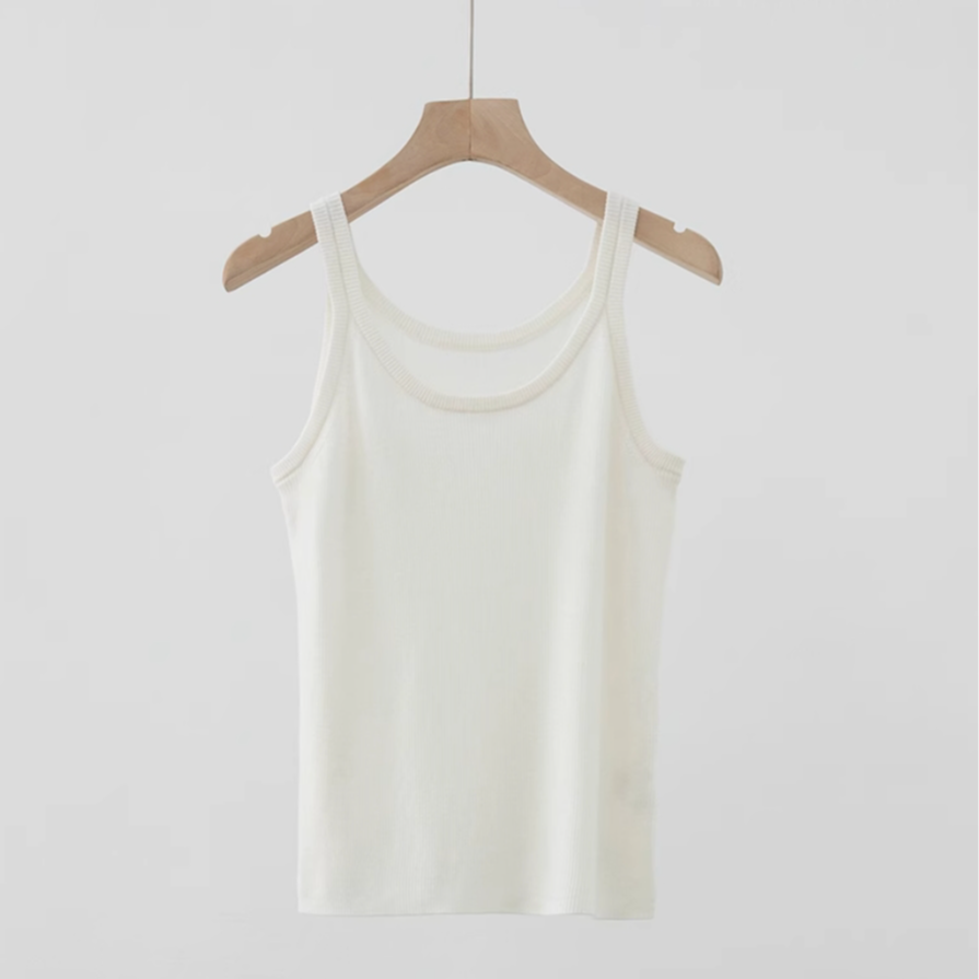 U领羊毛针织吊带背心ZZS4C1523