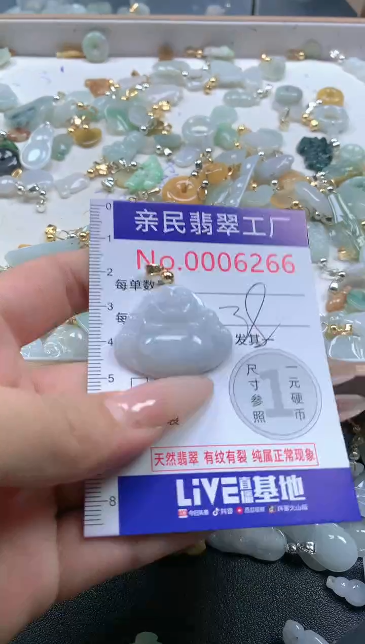 【闪购商品】翡翠吊坠(不含链)未镶嵌6266