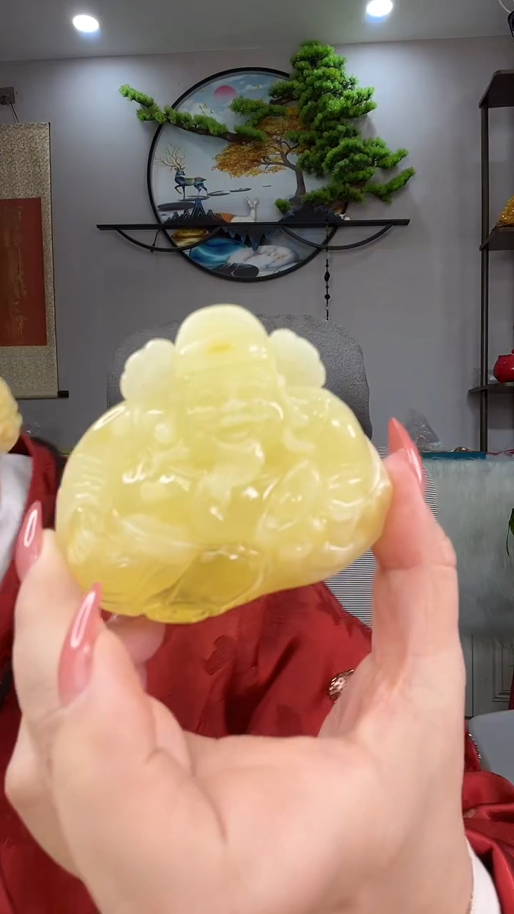 琥珀颈饰未镶嵌项链