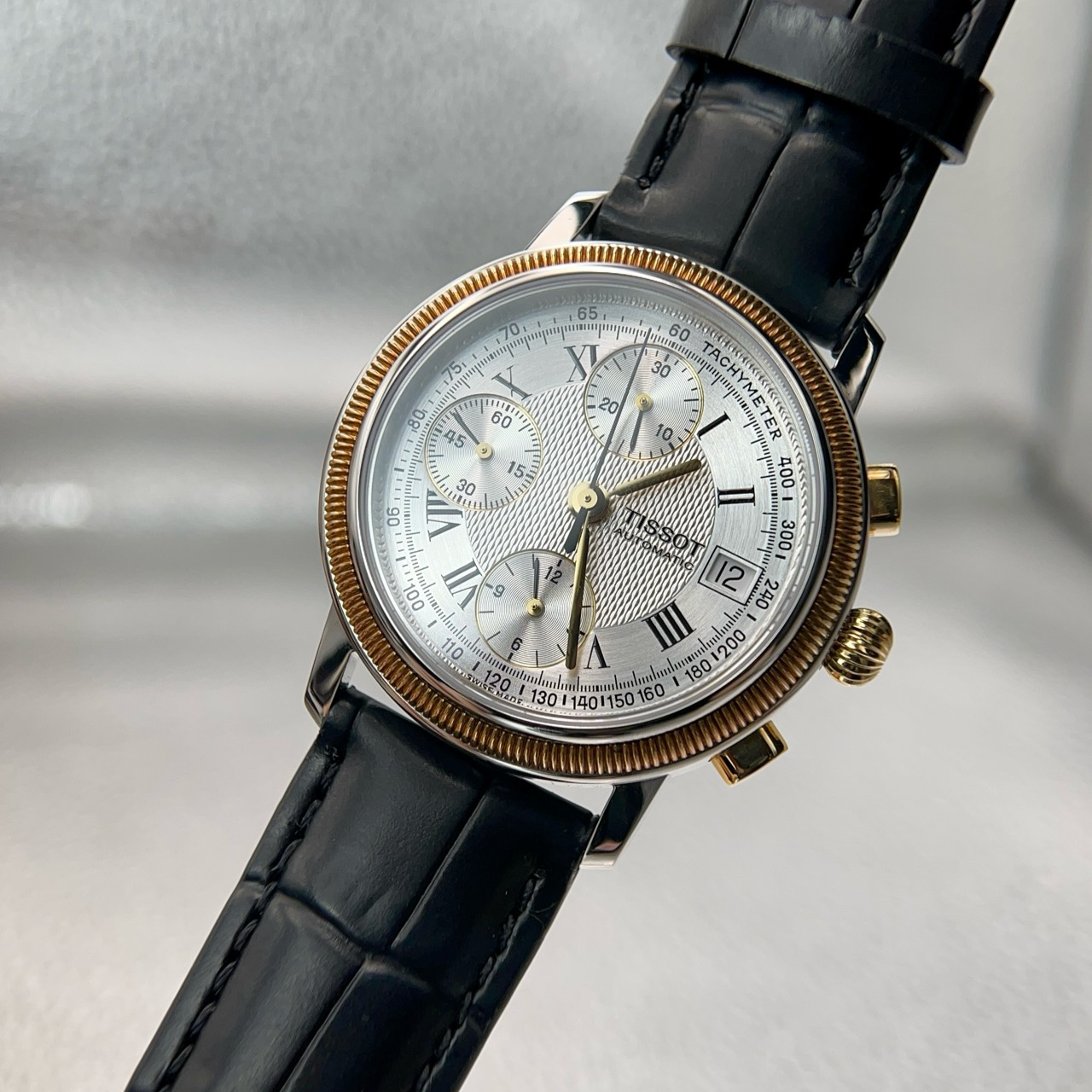 99新 Tissot/天梭 时尚系列  自动机械 精钢 37.7MM 专柜价15150