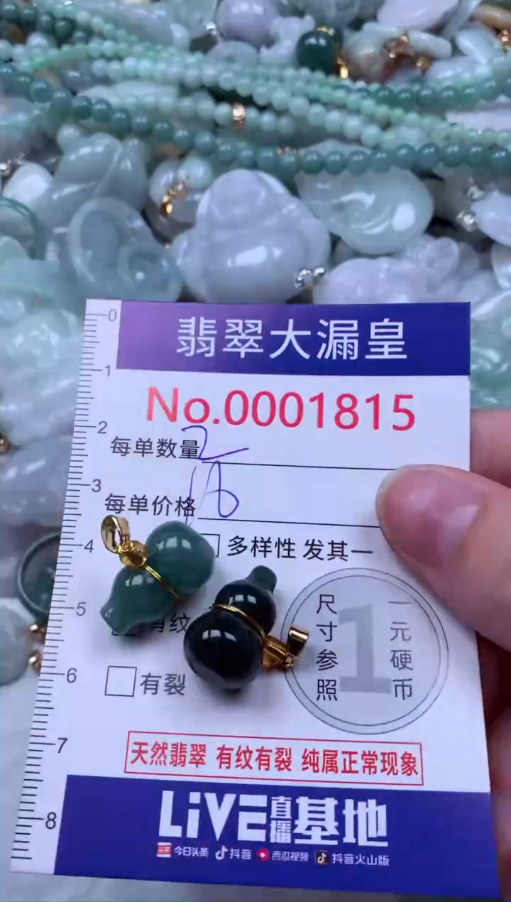 吊坠(不含链)未镶嵌翡翠1815