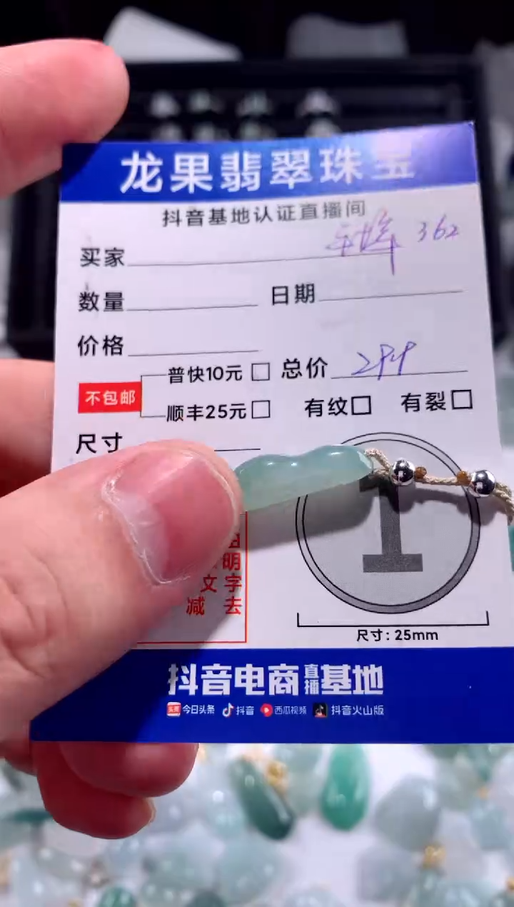 【闪购商品】翡翠颈饰未镶嵌手牌362