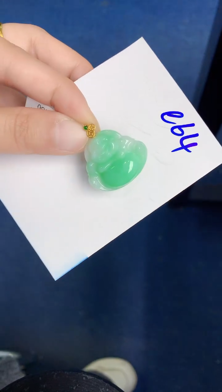 【闪购商品】翡翠颈饰18K金镶嵌000000000