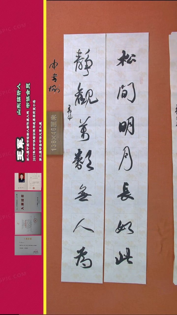 【闪购商品】书法80王军书法作品