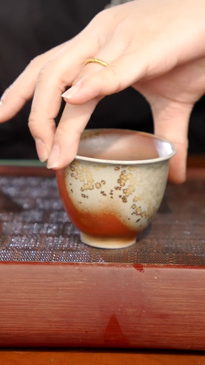 陶瓷奢瓷/瑞寅柴烧茶器（杯子）105微瑕