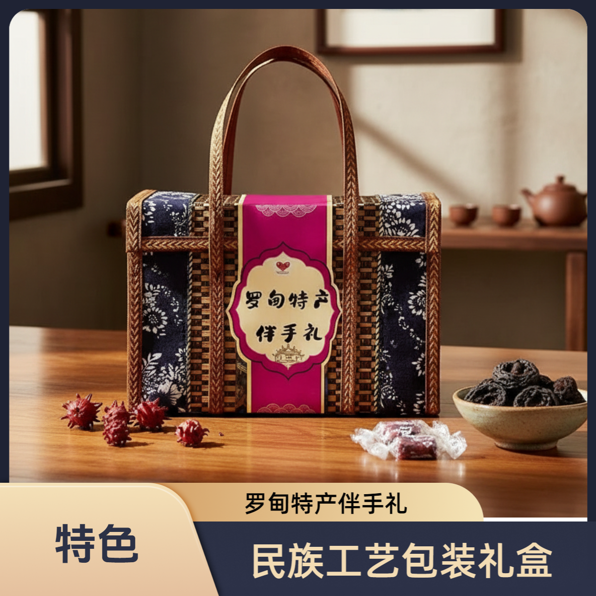  贵州罗甸布依族特色伴手礼果干礼盒