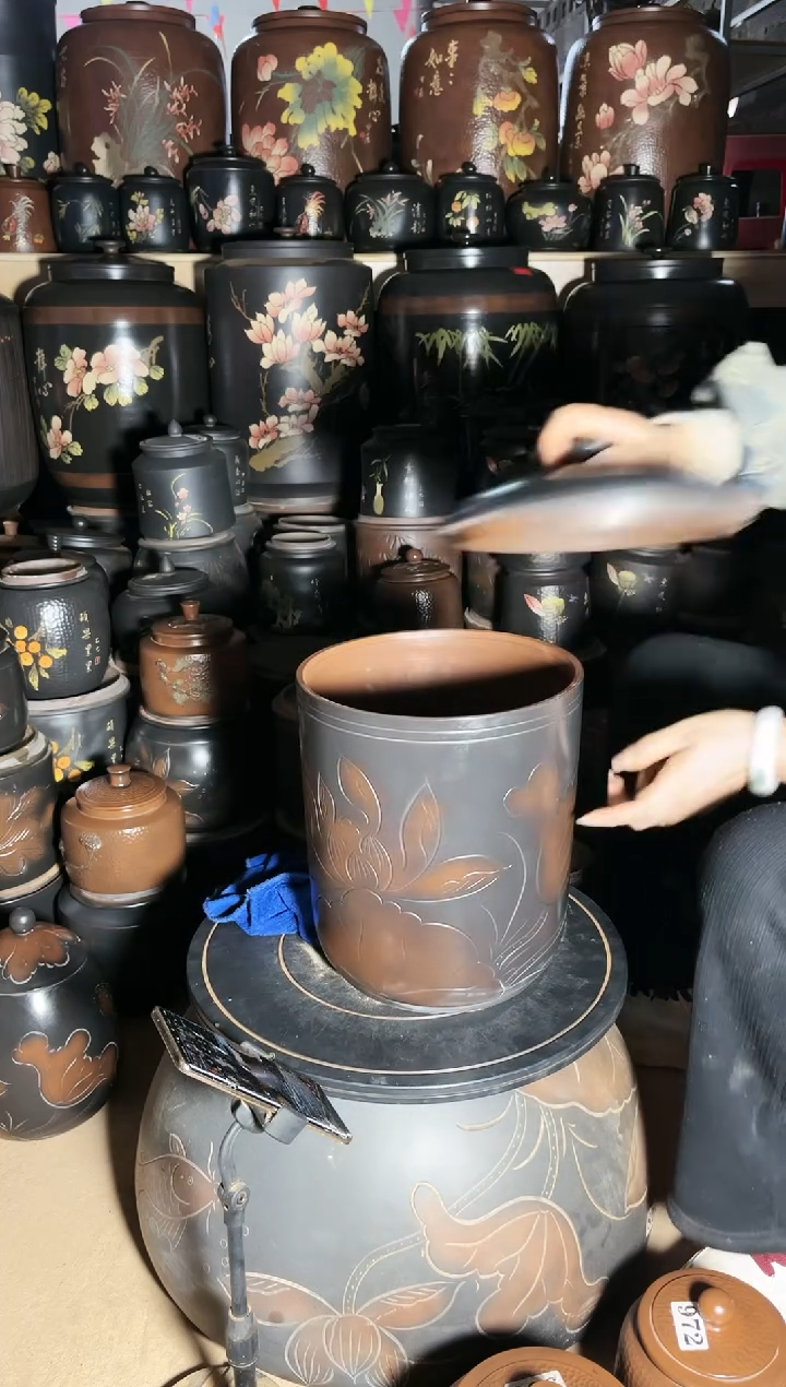 【闪购商品】壶瑕疵  九饼 荷花  裂 971