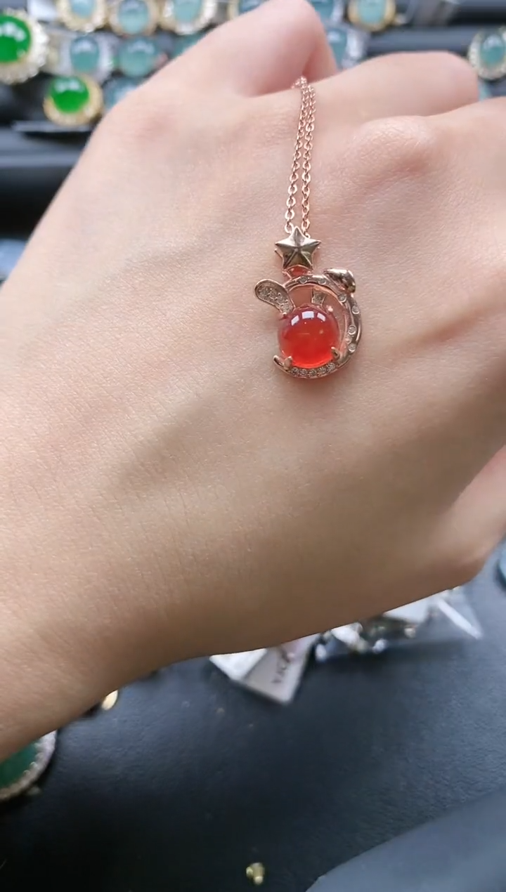 【闪购商品】玛瑙/玉髓戒指银S925镶嵌51515151-2